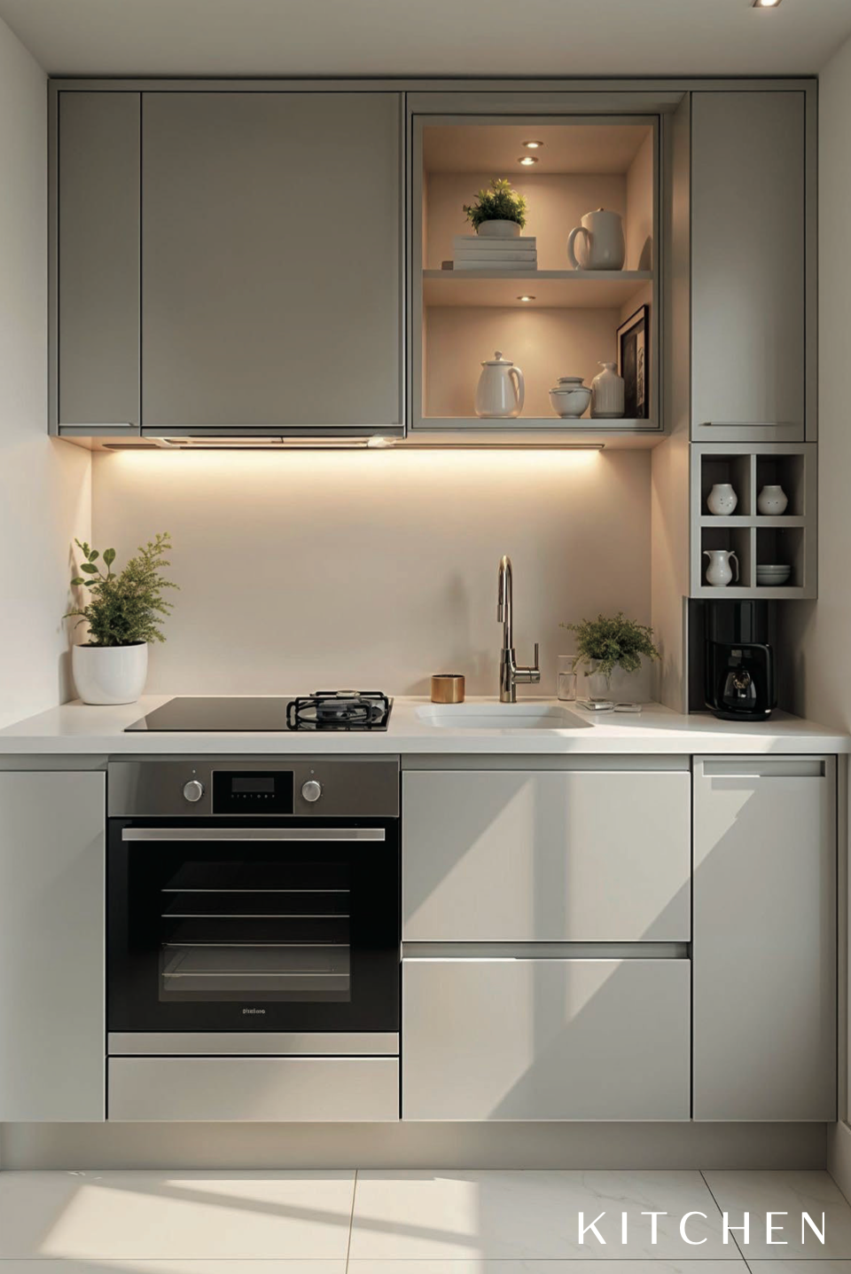 Elegant luxury kitchen view with modern finishes and premium design at GAGANGIRI AADHYA Codename Upgrade Charkop Kandivali West