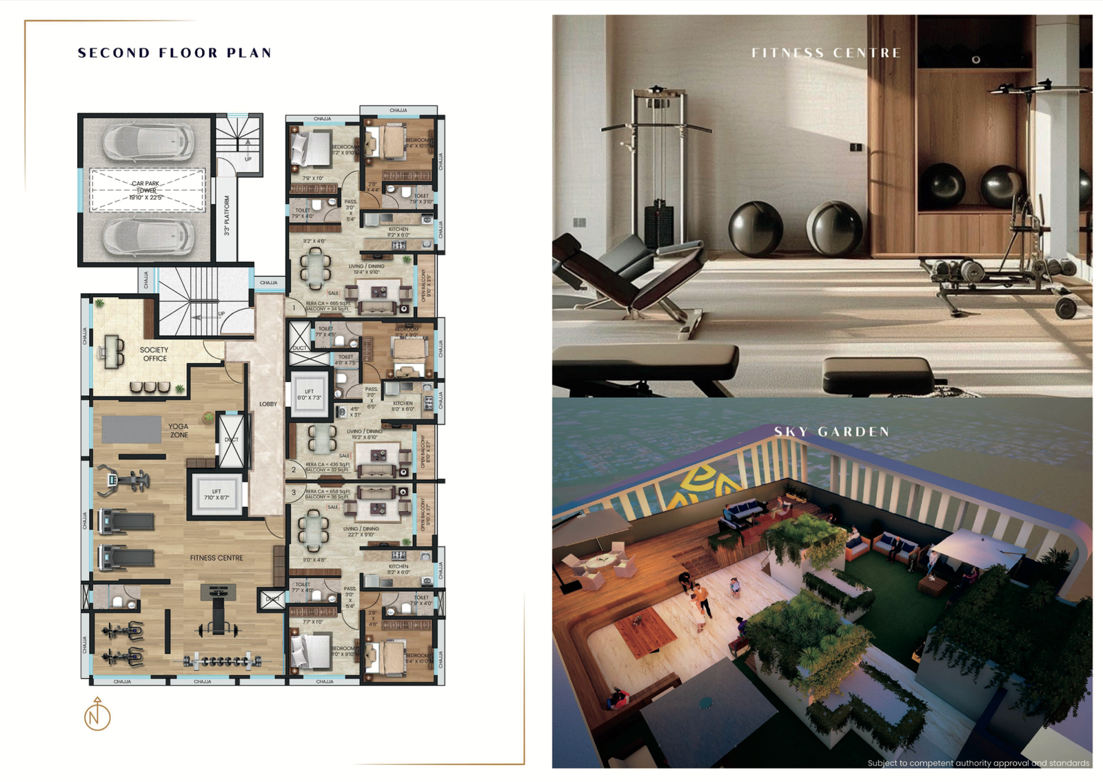 Luxury floor plan and premium building view showcasing modern living spaces at Gagangiri Aadhya Codename Upgrade in Charkop Kandivali West