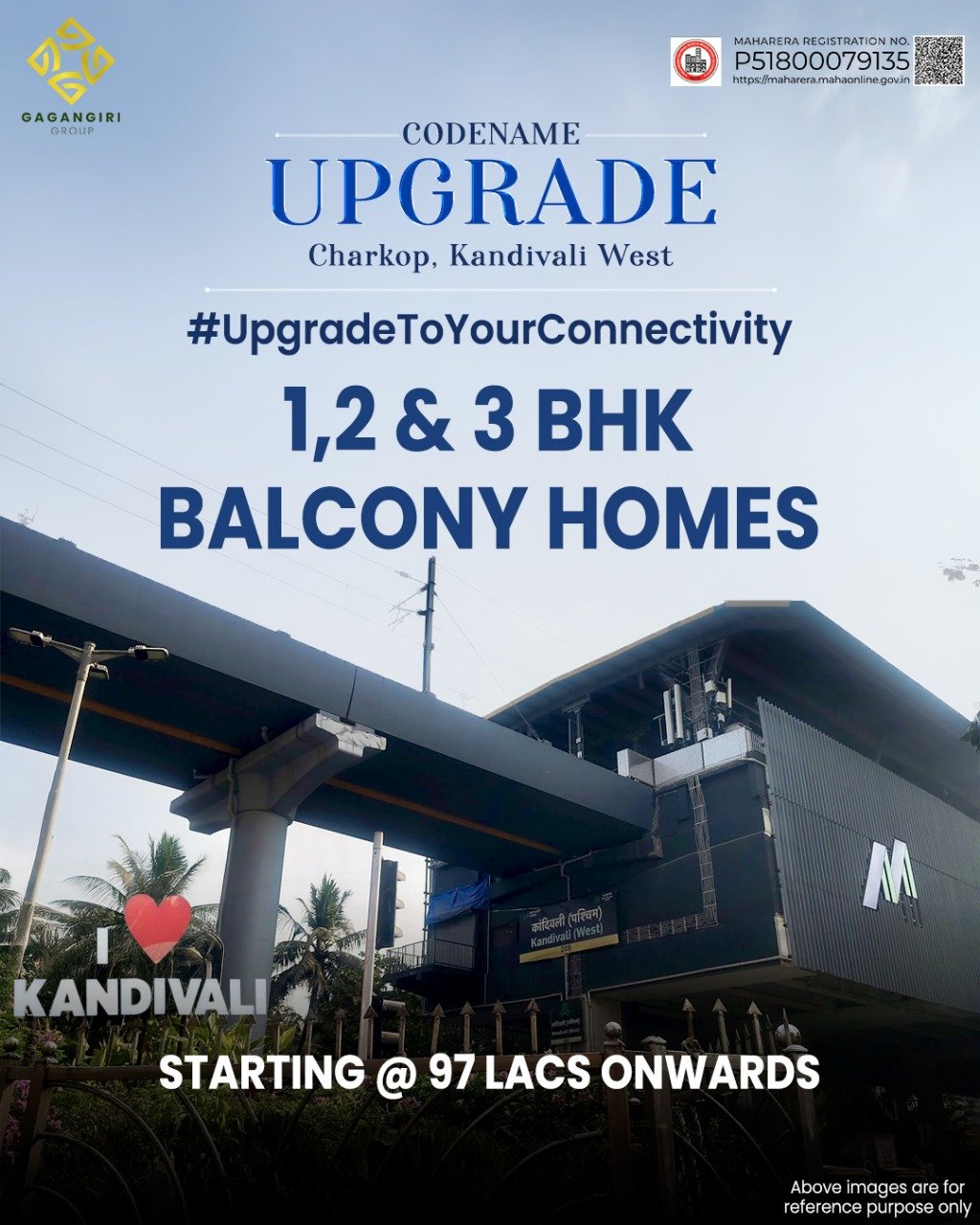 Luxury high-rise apartment view showcasing elegant living spaces in Charkop Kandivali West