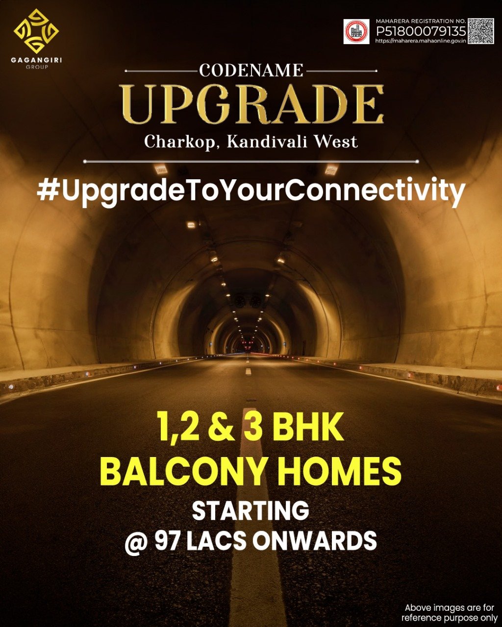 Luxury high-rise apartment view showcasing elegant living spaces in Charkop Kandivali West