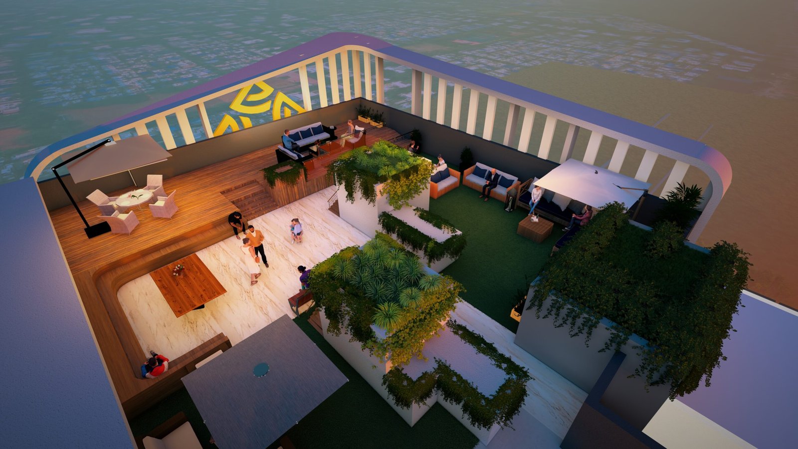 Luxury outdoor retreat view showcasing elegant lifestyle living at Gagangiri Aadhya, Codename Upgrade in Charkop Kandivali West